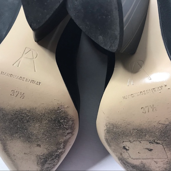 Paul Andrew Black Soft Leather Mid Calf Boots US 7 - Picture 5 of 6